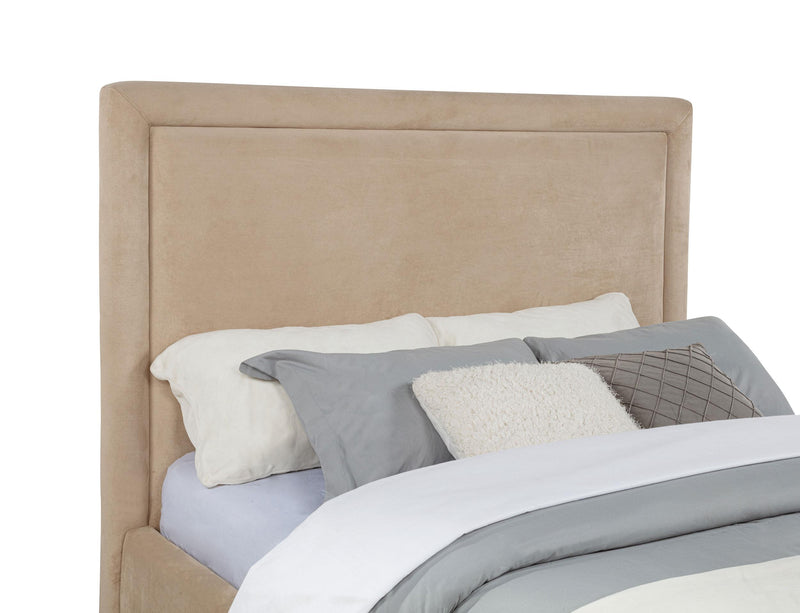 Lawson 54-inch Upholstered Queen Platform Bed Light Saddle - detail 7