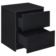 Westpark 2-drawer Nightstand LED Lights and USB Black - detail 4