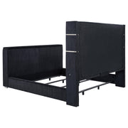 Tisdall Eastern King Flame Visualizer Wingback TV Bed Black - detail 7