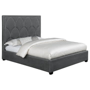 Bowfield Upholstered Eastern King Panel Bed Charcoal - alternate view