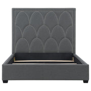 Bowfield Upholstered Eastern King Panel Bed Charcoal - detail 4