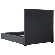 Bowfield Upholstered Eastern King Panel Bed Charcoal - detail 5