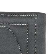 Bowfield Upholstered Eastern King Panel Bed Charcoal - detail 8