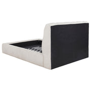 Nollet 48-inch Upholstered Queen Panel Platform Bed Cream - detail 5