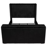 Centergrove Upholstered Eastern King Wingback TV Bed Black - detail 6
