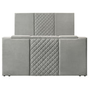 Tara 61-inch Upholstered Eastern King Panel TV Bed Grey - detail 6