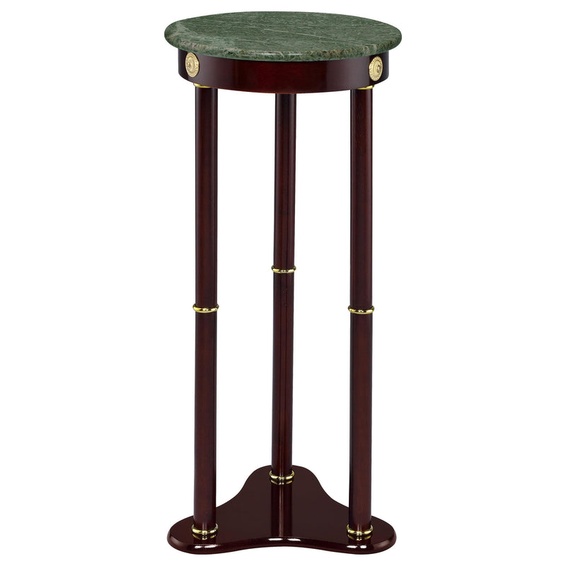 Edite Round Marble Top Plant Stand