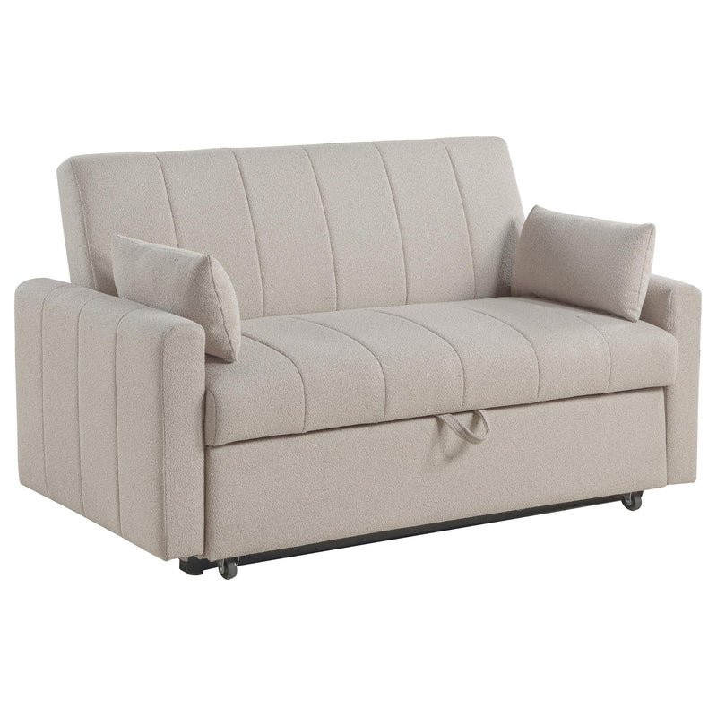 Portland Boucle Upholstered Sleeper Sofa Bed