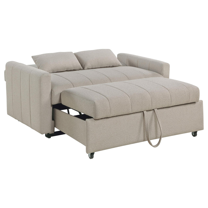Portland Boucle Upholstered Sleeper Sofa Bed