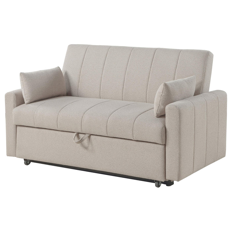 Portland Boucle Upholstered Sleeper Sofa Bed