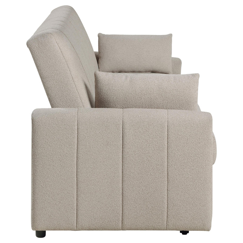 Portland Boucle Upholstered Sleeper Sofa Bed