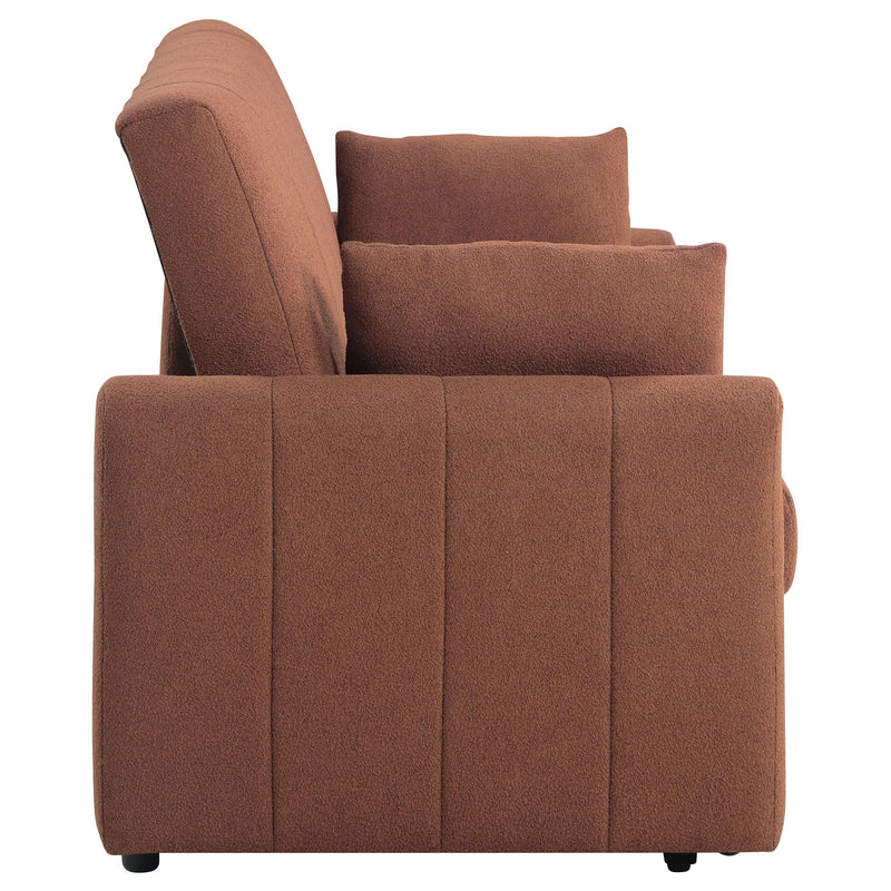 Portland Boucle Upholstered Sleeper Sofa Bed