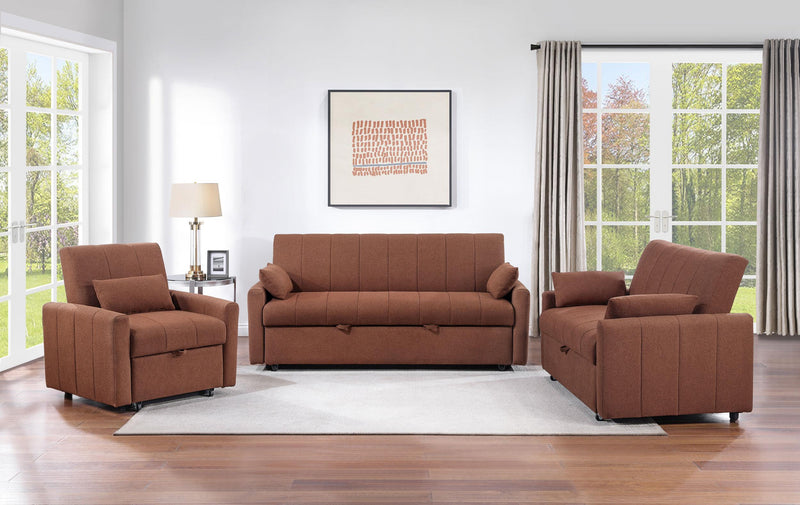 Portland Boucle Upholstered Sleeper Sofa Bed