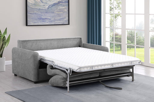 Rylie Upholstered Sofa Sleeper with Queen Mattress Grey - alternate view