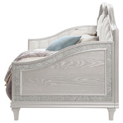 Evangeline Upholstered Twin Daybed Silver Oak - detail 7