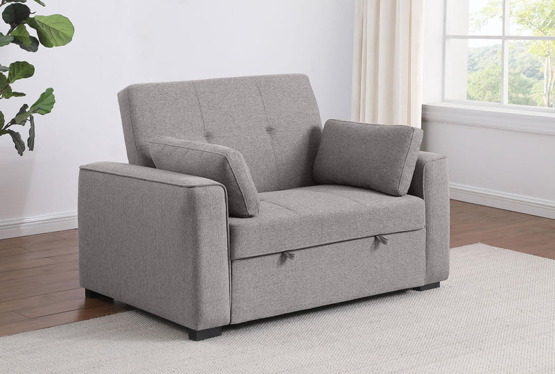 Edith Upholstered Convertible Sleeper Sofa Bed