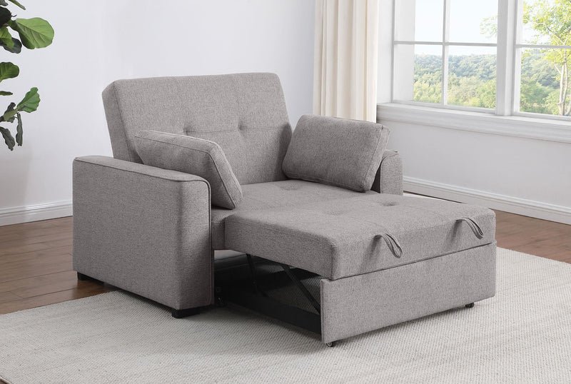 Edith Upholstered Convertible Sleeper Sofa Bed