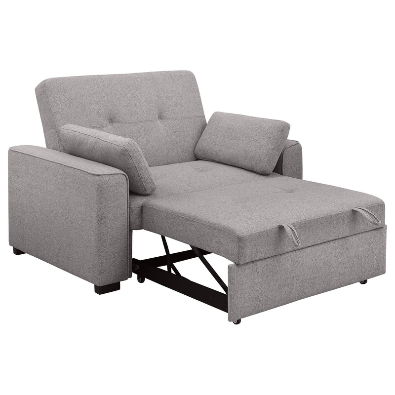 Edith Upholstered Convertible Sleeper Sofa Bed