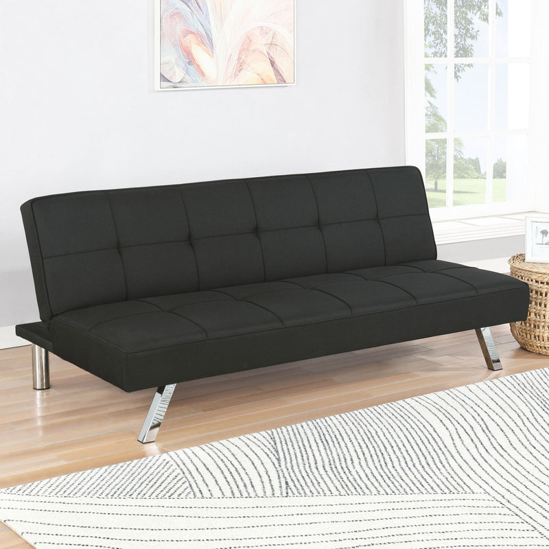 Joel Upholstered Tufted Convertible Sofa Bed