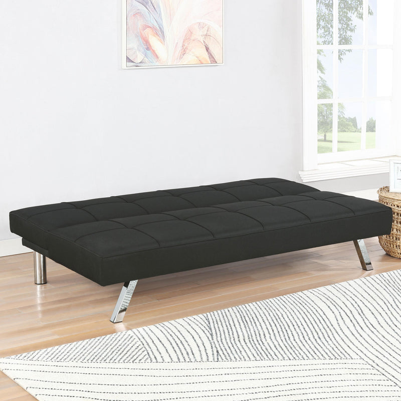 Joel Upholstered Tufted Convertible Sofa Bed