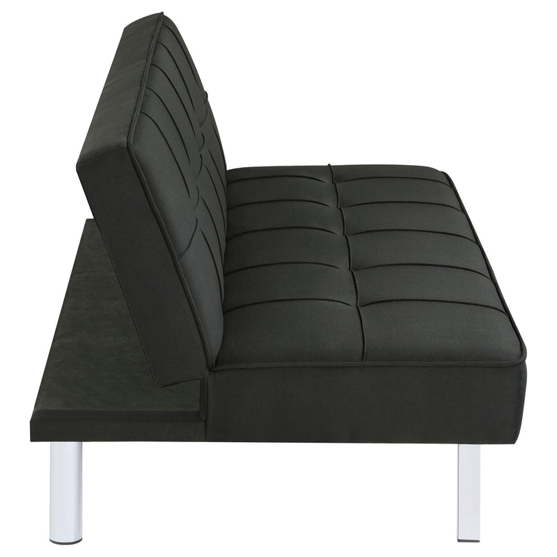 Joel Upholstered Tufted Convertible Sofa Bed