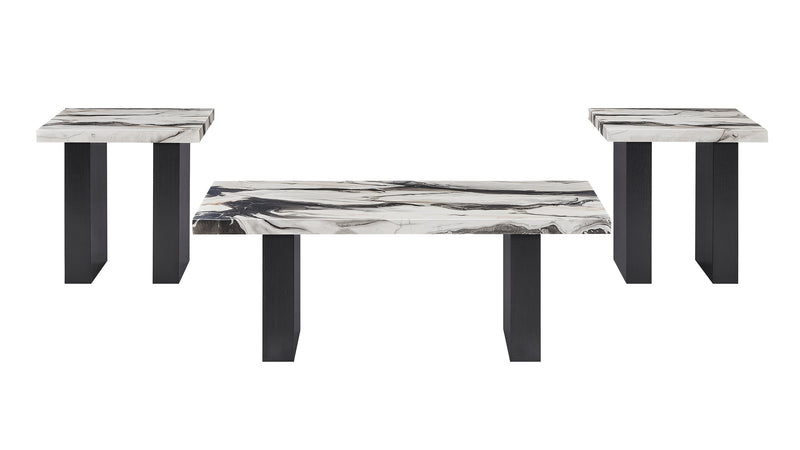 Vega 3-Pc Faux Mbl Cocktail Set