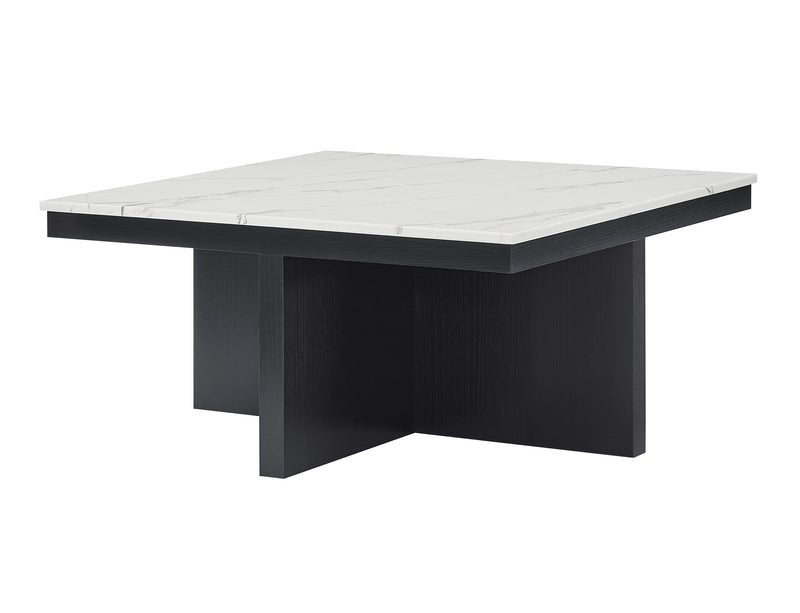 Marta Coffee Table with 4 Storage Ottomans