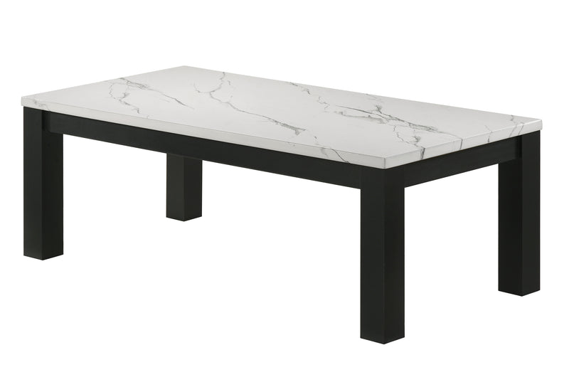 Ivy 3-Pc Set Faux Marble White