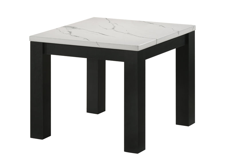 Ivy 3-Pc Set Faux Marble White