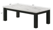 Crownmark Ivy 3-Pc Set Faux Marble White