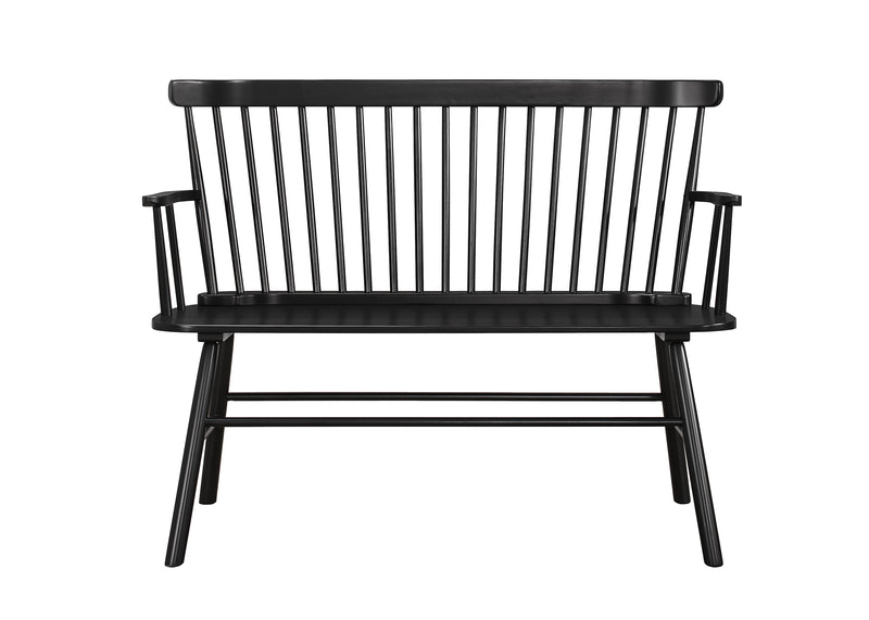 Jerimiah Spindleback Bench Black