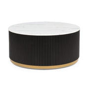 Crownmark Kara Coffee Table with Casters