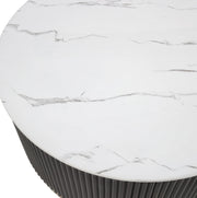 Crownmark Kara Coffee Table with Casters Gd Black