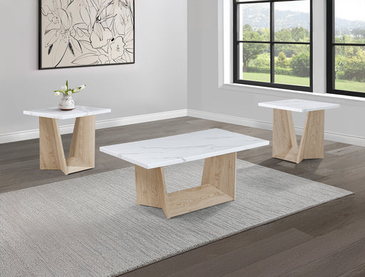 Crownmark Adea 3-Pc Set - White Oak