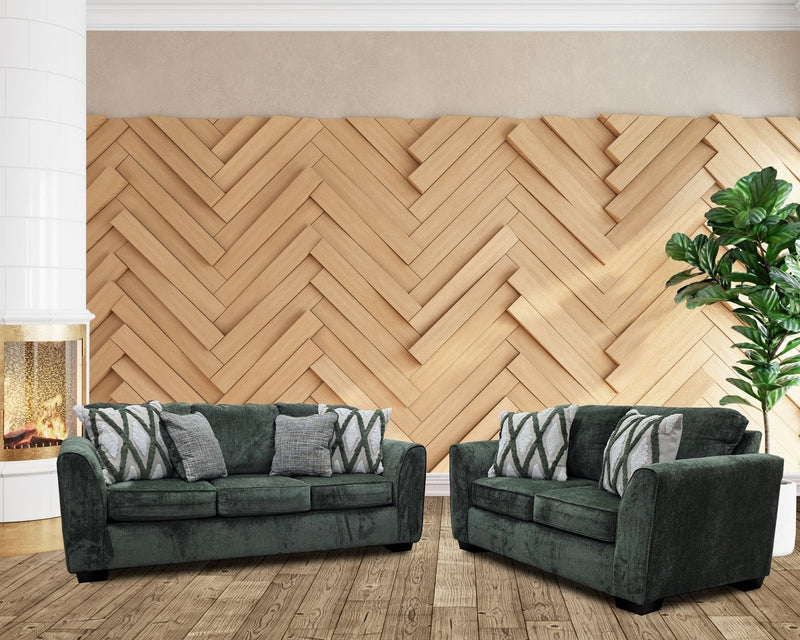 Athena Sofa & Loveseat - Basil