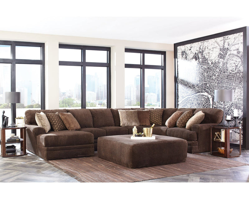 Mammoth Sectional - Chocolate Rev