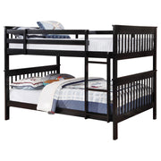 Chapman Wood Full Over Full Bunk Bed Black - alternate view