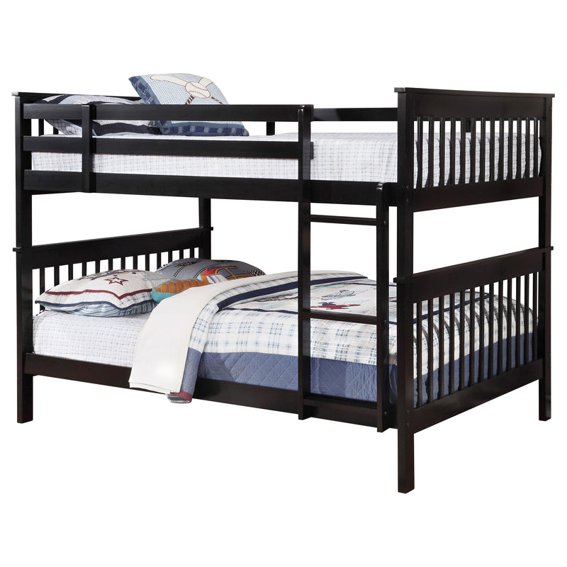 Chapman Wood Full Over Full Bunk Bed Black - alternate view