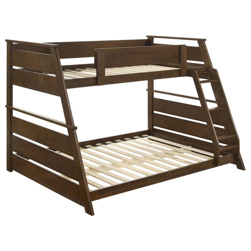 Holden Wood Veneer Twin Over Full Bunk Bed Walnut - detail 3