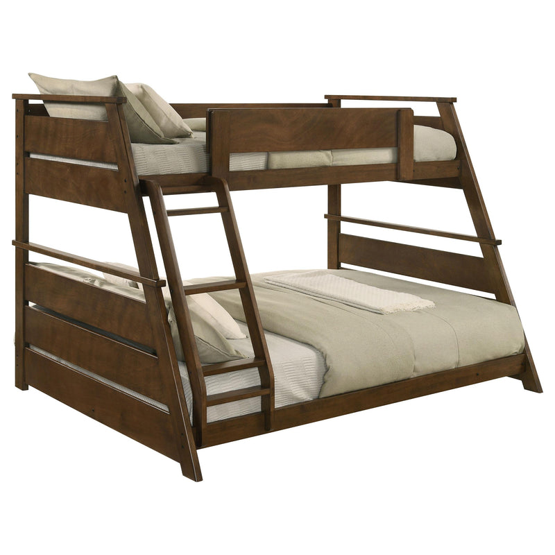 Holden Wood Veneer Twin Over Full Bunk Bed Walnut - detail 4