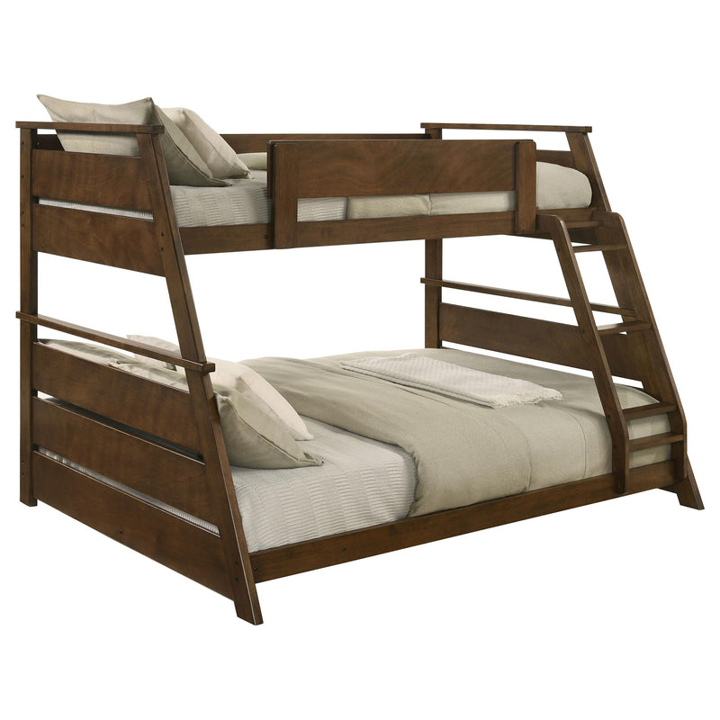 Holden Wood Veneer Twin Over Full Bunk Bed Walnut - detail 5
