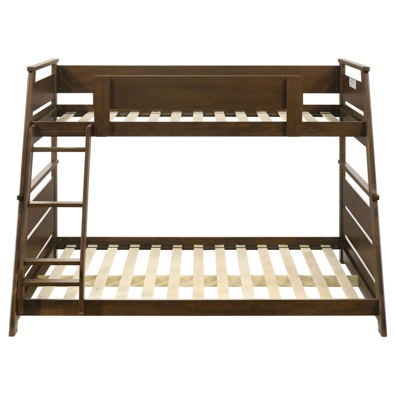 Holden Wood Veneer Twin Over Full Bunk Bed Walnut - detail 6