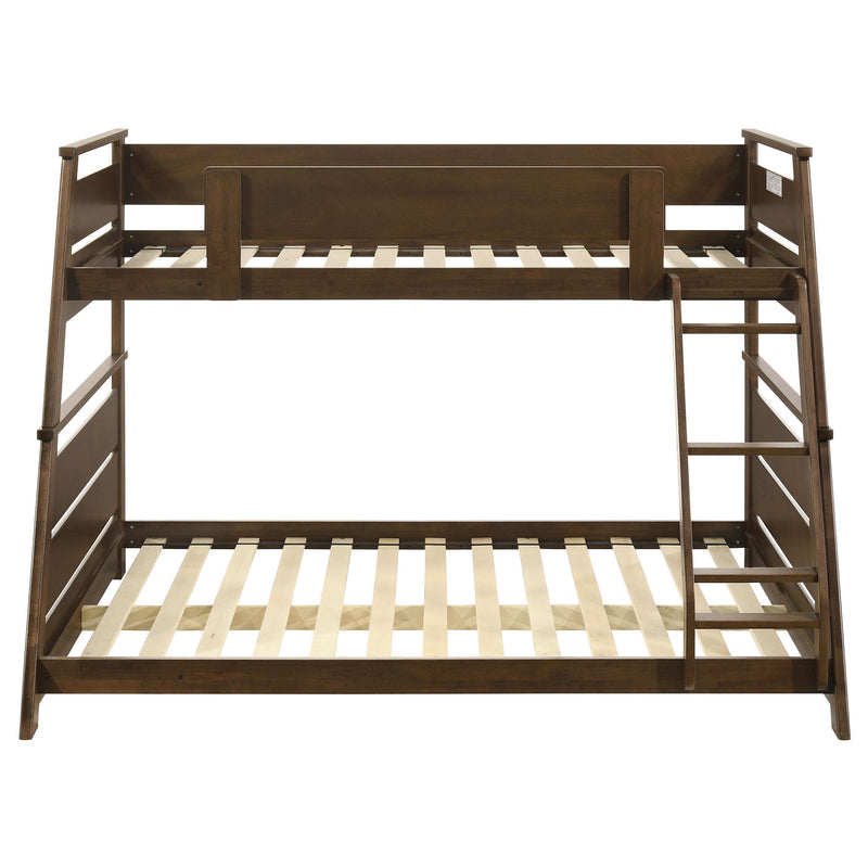 Holden Wood Veneer Twin Over Full Bunk Bed Walnut - detail 7