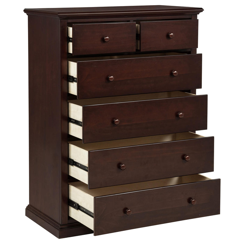 Sumerlin 6-drawer Bedroom Chest of Drawers Cappuccino - detail 3
