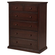 Sumerlin 6-drawer Bedroom Chest of Drawers Cappuccino - detail 5