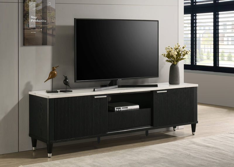 Crownmark Britany TV Stand Black