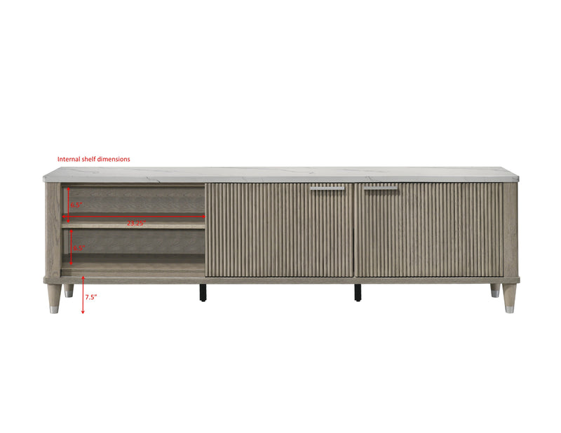 Crownmark Britany TV Stand Drift Wood