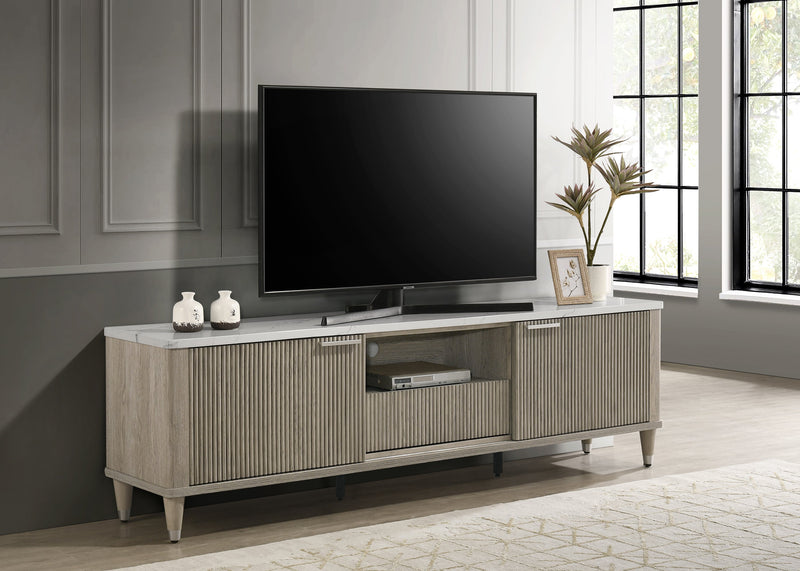 Crownmark Britany TV Stand Drift Wood