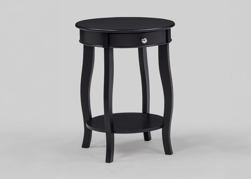 Jacie Chairside Table Black