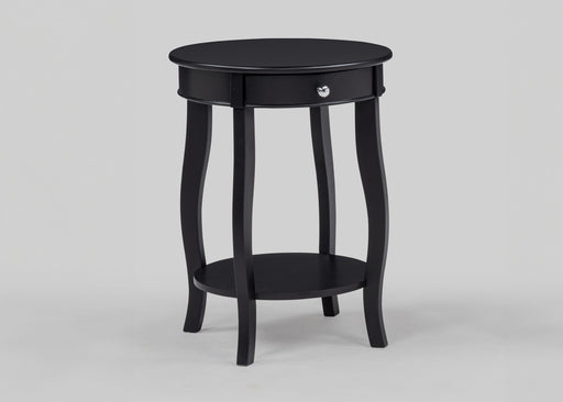 Crownmark Jacie Chairside Table Black